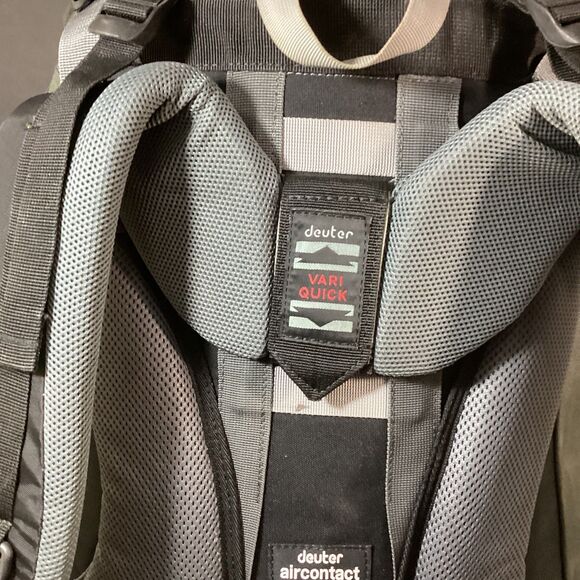 Deuter Aircontact Pro 75+15 Internal Frame Orange & Gray Hiking Camping Backpack - Picture 6 of 15